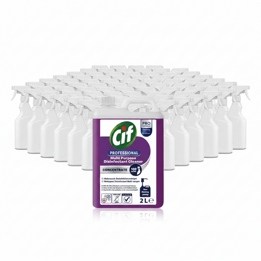 CIF Pro Formula Multi Purpose Disinfectant Cleaner CONCENTRATE 2 Litre (100 refills)