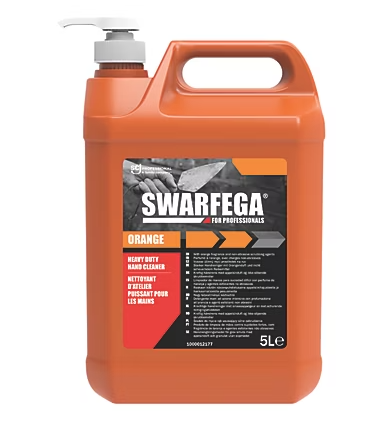 Swarfega Orange Scented Hand Cleanser & Pump 5 Litre