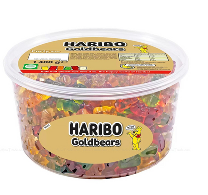 HARIBO Gold Bears Giant Party Size Tub 1.4kg
