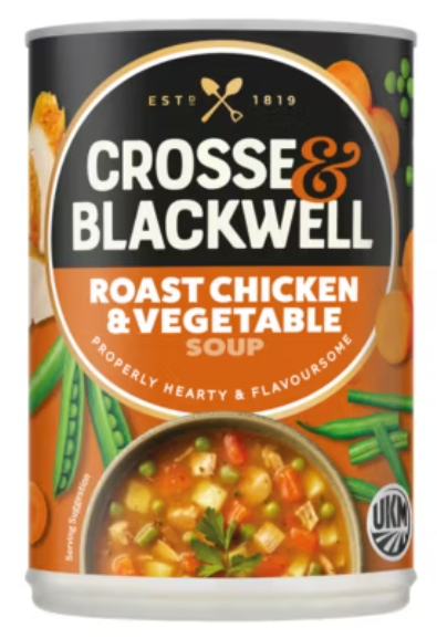Crosse & Blackwell Roast Chicken & Vegetable Soup 6 x 400g