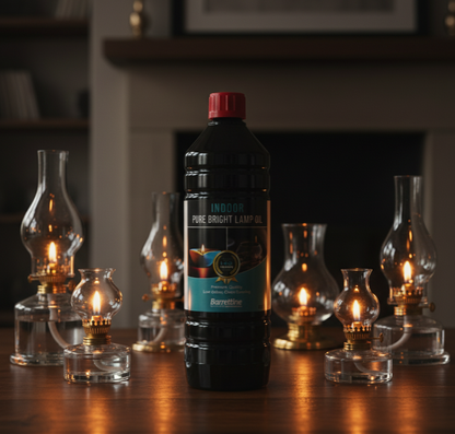 Barrenttine Pure Bright Lamp Oil | Smokeless | Low Odour | 1 Litre