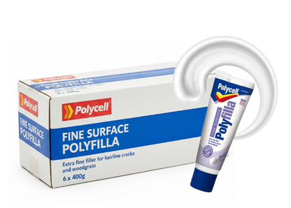 Polycell Fine Surface Filler Tube 400g | Off White | 1 x 400g Tube