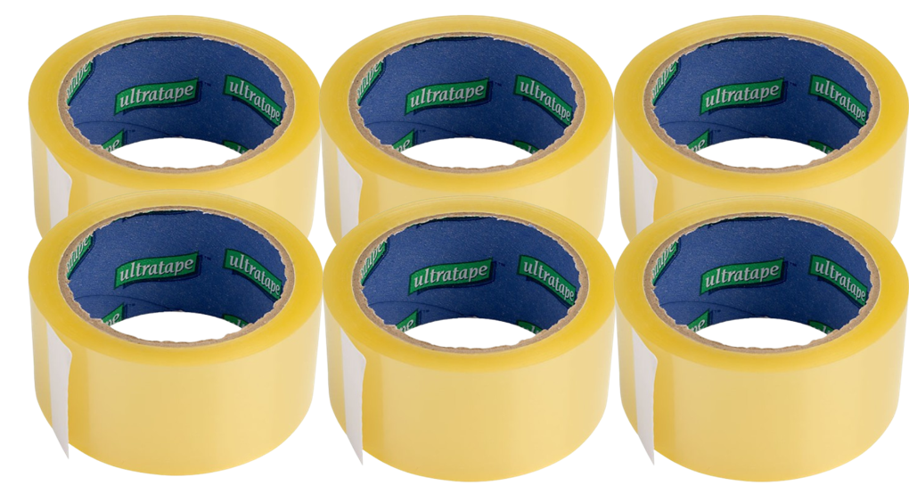 Ultratape Clear Pack Tape | 48mm x 40m | 6 Pack Sleeve