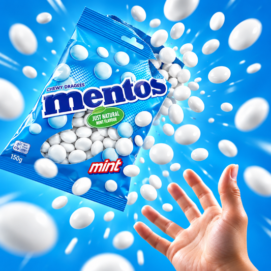 Mentos Mint Sweets Bag 150g