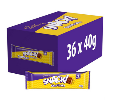 Cadbury Snack Shortcake 40g (Pack of 36) 4249109 KS80974