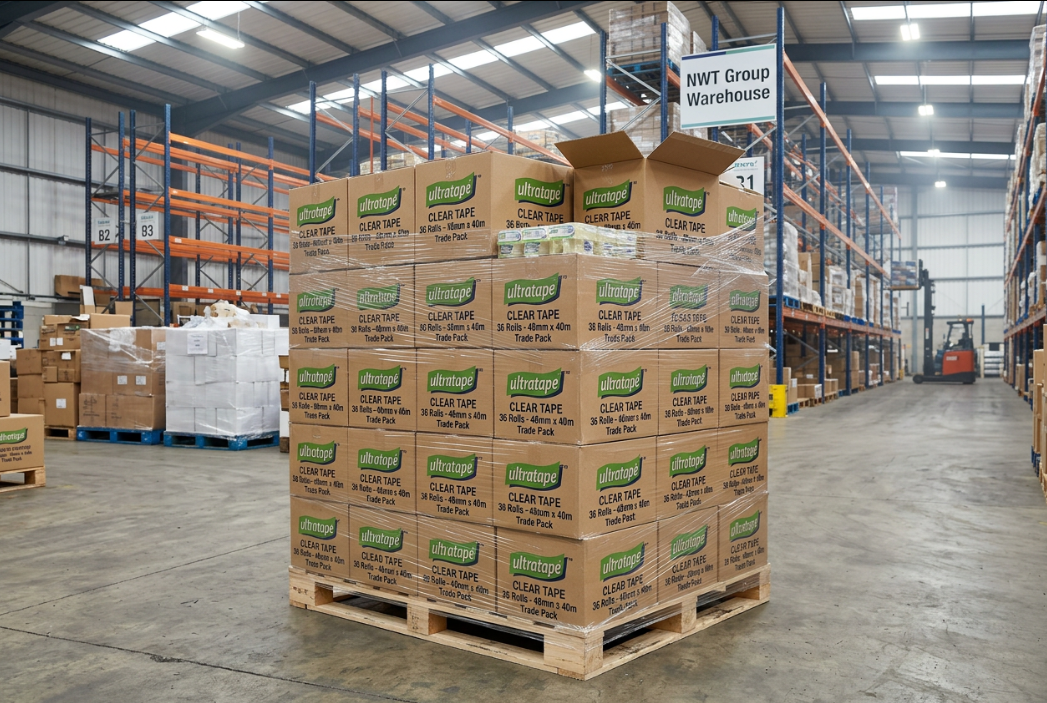 Ultratape Clear Packaging Tape | 48mm x 40m | 6 Roll Sleeve