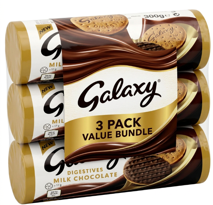 Galaxy Milk Chocolate Digestive Biscuits 300g