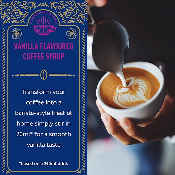 Tate & Lyle Fairtrade Vanilla Pure Cane Barista Syrup (750ml)