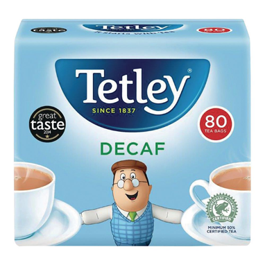 Tetley Decaf Teabags 80's - UK BUSINESS SUPPLIES