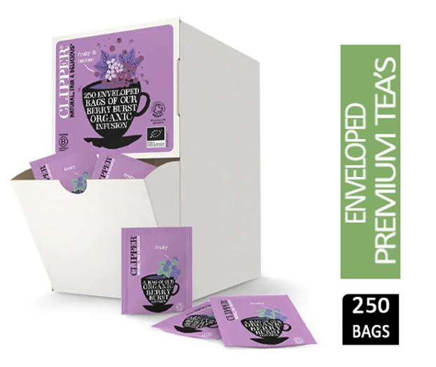 Clipper Organic Berry Burst Infusion Enveloped (250)