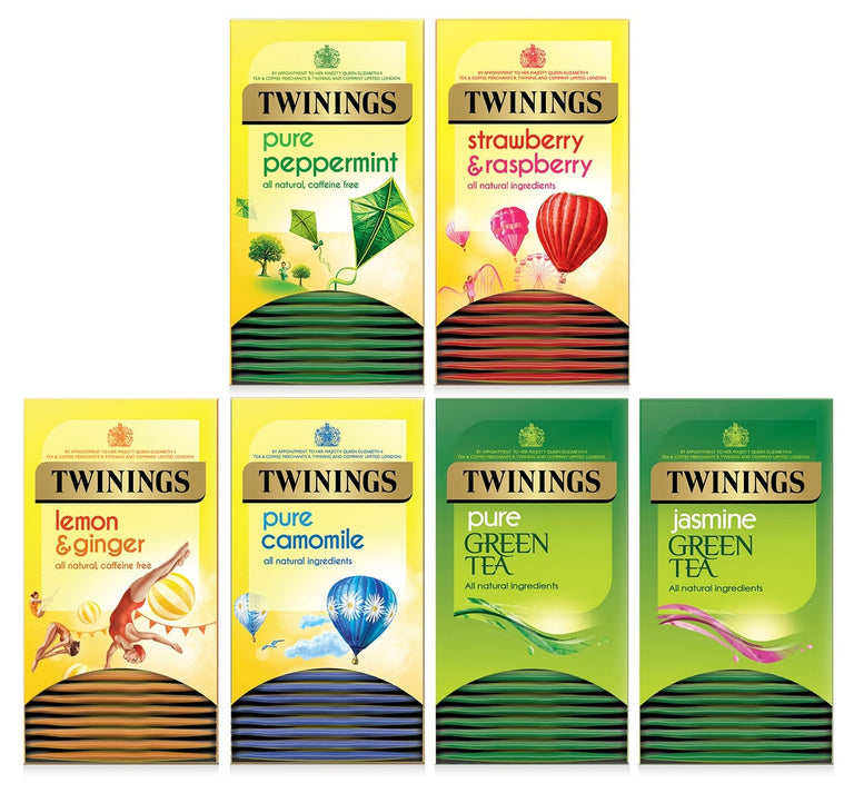 Twinings Enveloped Variety Pack 6 x 20's