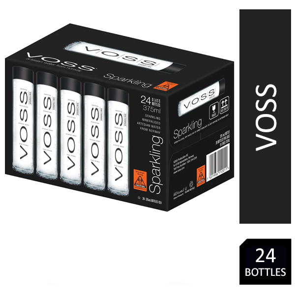 Voss Artesian Sparkling Water 24x375ml
