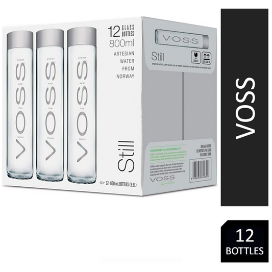 Voss Artesian Still Water Glass 12x800ml