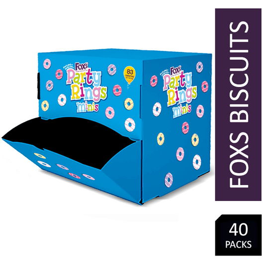 Fox's Mini Party Rings Biscuits Pack 40 - UK BUSINESS SUPPLIES