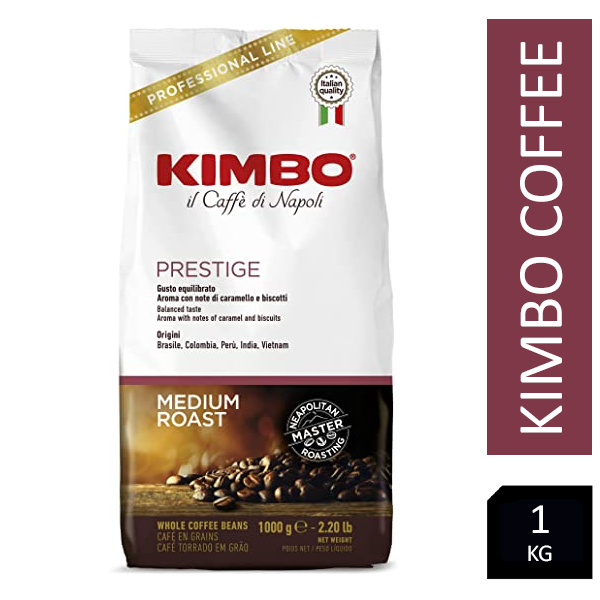 Kimbo Prestige 1kg Italian Coffee Beans - UK BUSINESS SUPPLIES