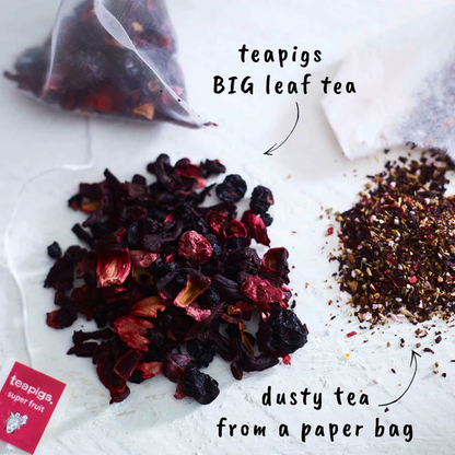 Teapigs Super Fruit Whole Leaf Tea Temples Bags  50's