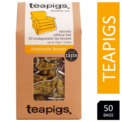 Teapigs Chamomile Whole Flower Temple Tea Bags 50's