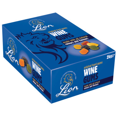 Lion Famous Original Wine Gums - 2kg Box