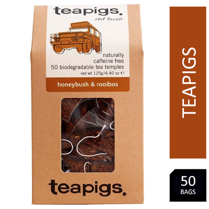 Teapigs Honeybush and Rooibos Tea Bags Whole Leaves 50's