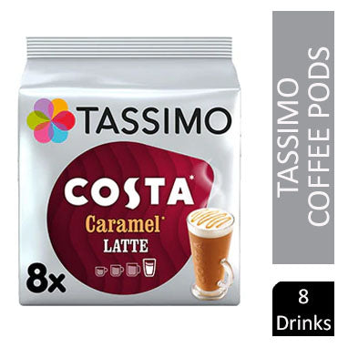 Tassimo Costa Caramel Latte Coffee Pods 8 Drinks 4031637 - UK BUSINESS SUPPLIES