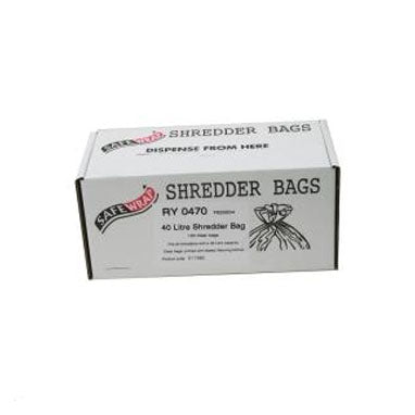 Safewrap Shredder Bag 40 Litre {Pack 100}