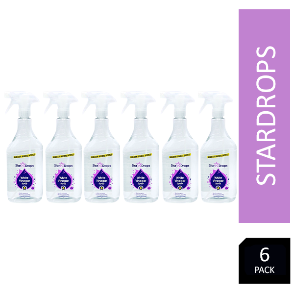 Stardrops White Vinegar Multi Purpose Spray 6 x 850ml