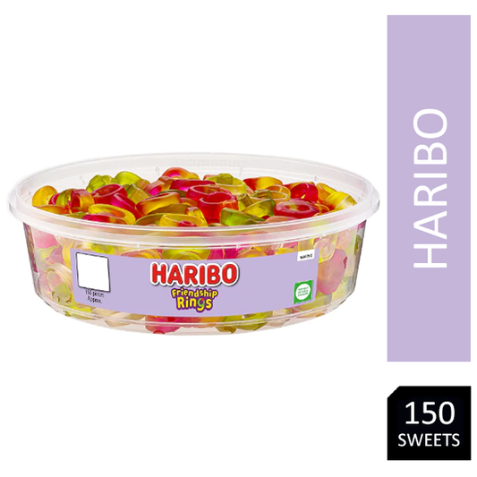 Haribo Friendship Rings Sweets Tub 150's