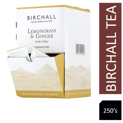 Birchall Lemongrass & Ginger Tea Envelopes 250's
