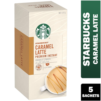Starbucks White Caramel Latte Instant Coffee Sachets 5x21.5g