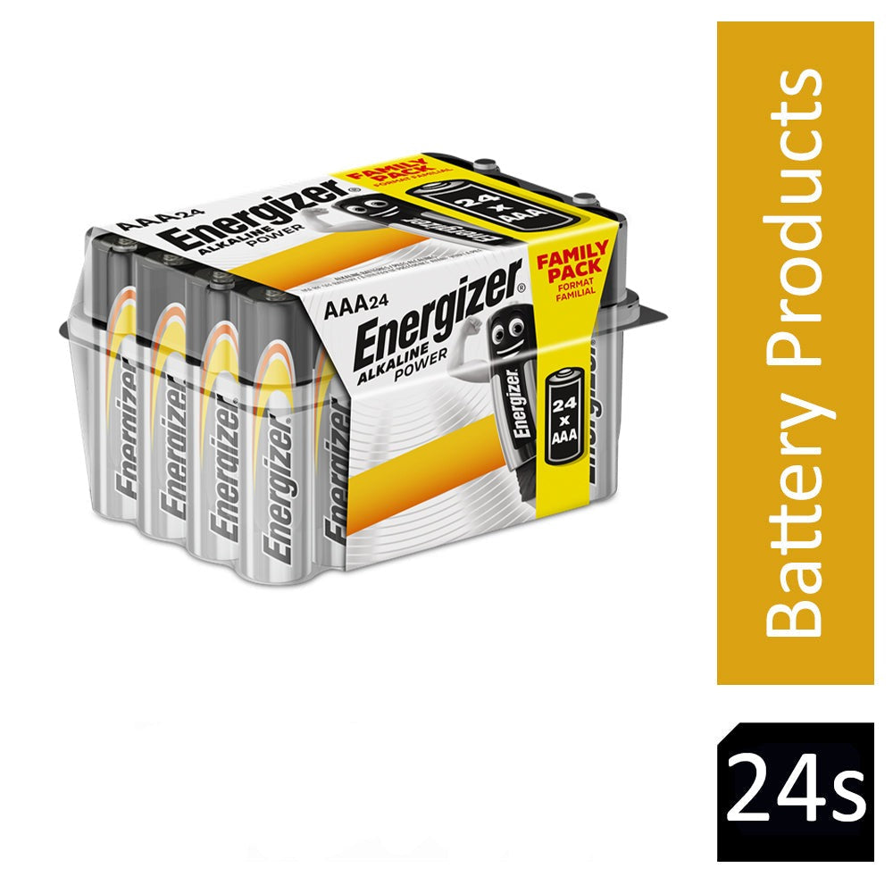 Energizer AAA Batteries, Alkaline Power Triple A Batteries, 24 Pack