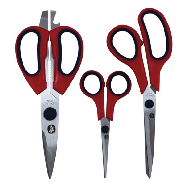 Spear & Jackson Soft Feel Scissors 3 Pack