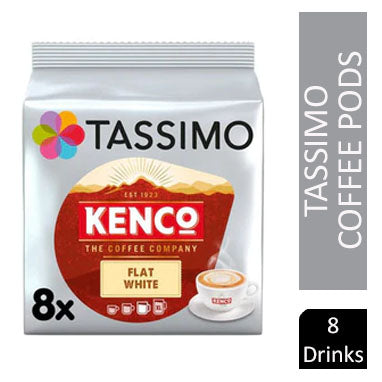 Tassimo Kenco Flat White Pods (Pack of 8) 4051498 - UK BUSINESS SUPPLIES