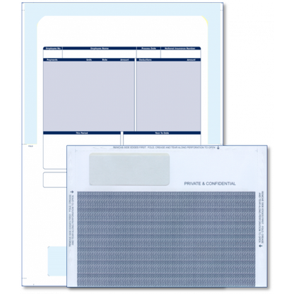 Sage {SE100} Compatible Tape Seal Payslip Mailers 100gsm (Pack of 500)