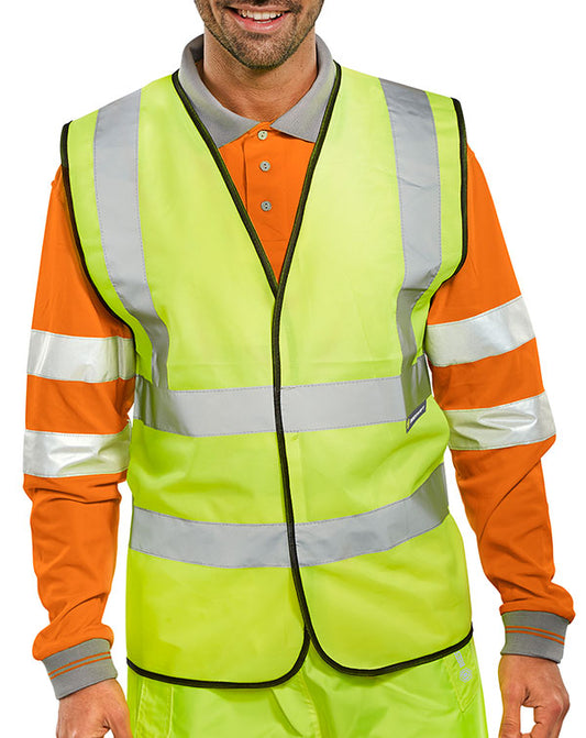 Beeswift High Visibility Vest Yellow ALL SIZES