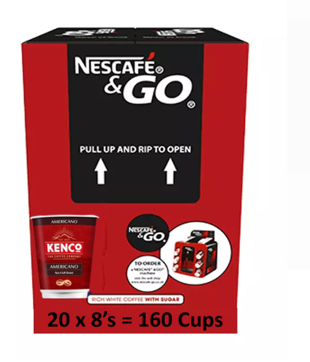 Kenco Americano Black 12oz On The Go (8 Cups)