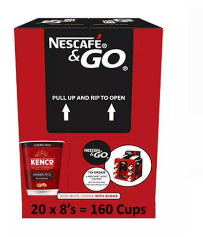 Kenco Americano Black 12oz On The Go (8 Cups)