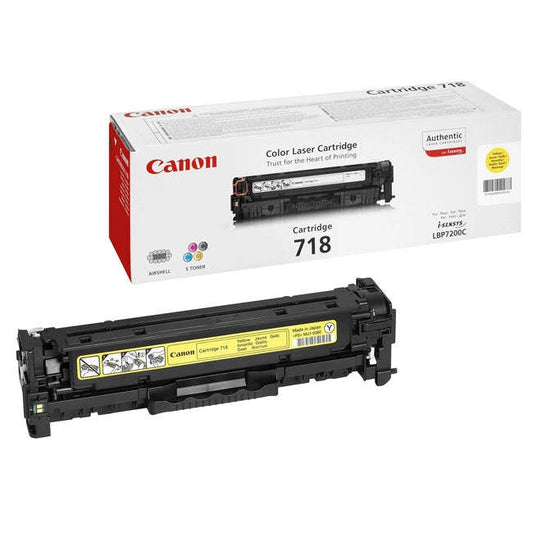 Canon Yellow Toner Cartridge (718Y)