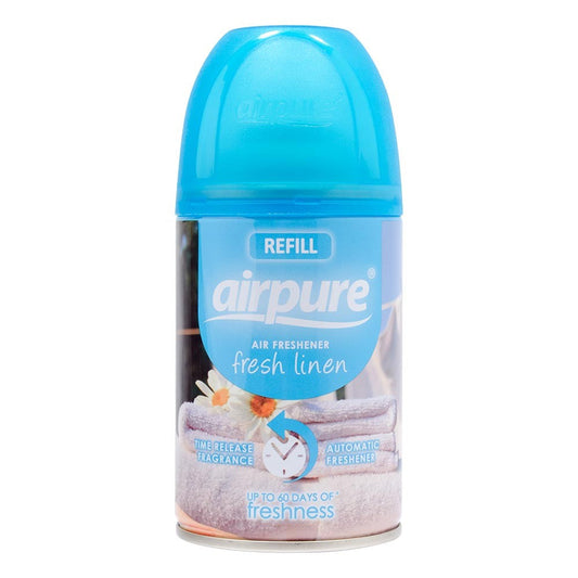 AirPure Freshmatic Compatible Linen Refill 250ml {1-24 Refills}