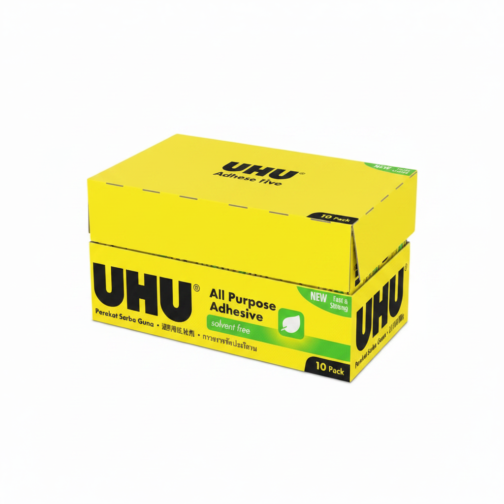 UHU All Purpose Adhesive | Solvent-free | Crystal Clear | 33ml Tube