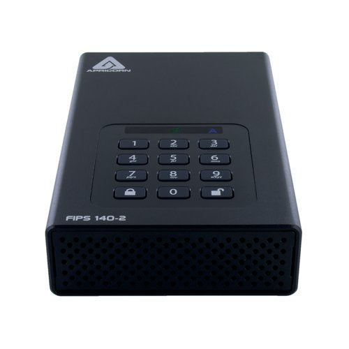Apricorn Aegis Padlock DT 256-Bit AES-XTS Encryption External Hard Drive 6TB ADT3PL256F6000EM