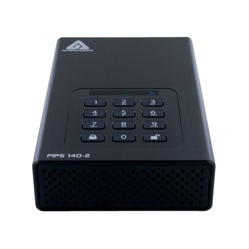 Apricorn Aegis Padlock DT 256-Bit AES-XTS Encryption External Hard Drive 8TB ADT3PL256F8000EM
