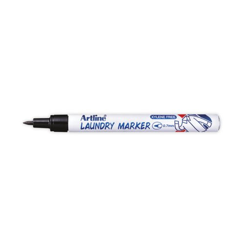 Artline 750 Laundry Marker Bullet Tip Fine Black (Pack of 12) A750