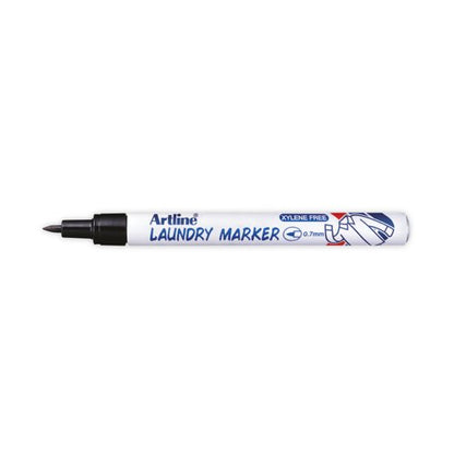 Artline 750 Laundry Marker Bullet Tip Fine Black (Pack of 12) A750