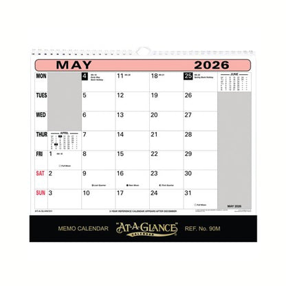 At-A-Glance Wall Calendar 2026 90M26
