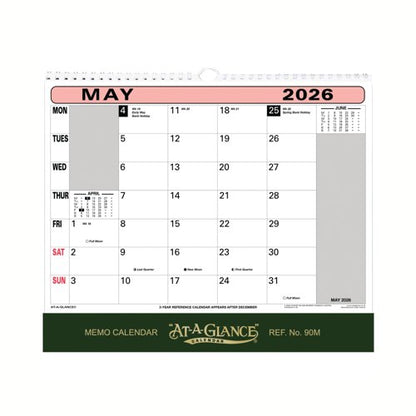 At-A-Glance Wall Calendar 2026 90M26