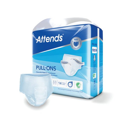 Attends Pull-Ons Incontinence Pants Size 10M x4 Pack of 14 36843