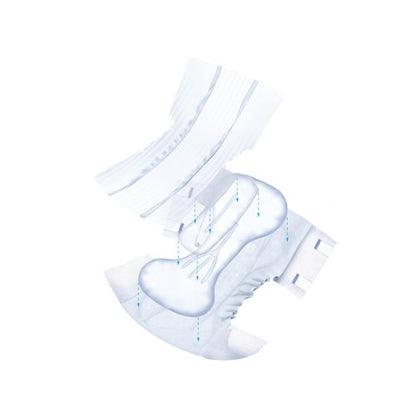 Attends Slip Air Comfort Nappies Size 8L x4 Pack of 30 37788