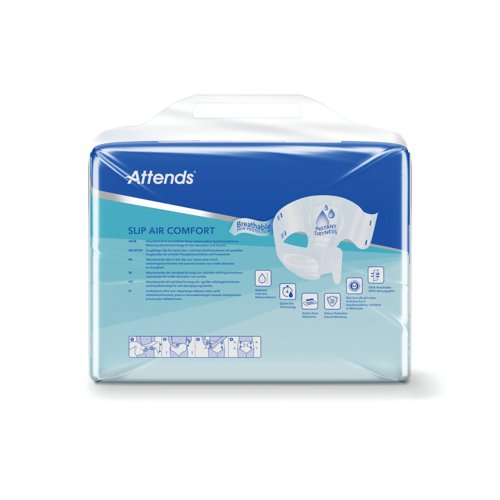 Attends Slip Air Comfort Nappies Size 10L x2 Pack of 26 37790