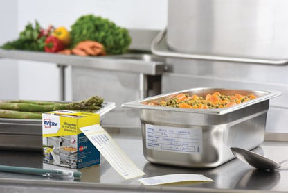 Avery Printed Food Traceability Labels 98x40mm (Pack of 300) ETIHACCP.UK