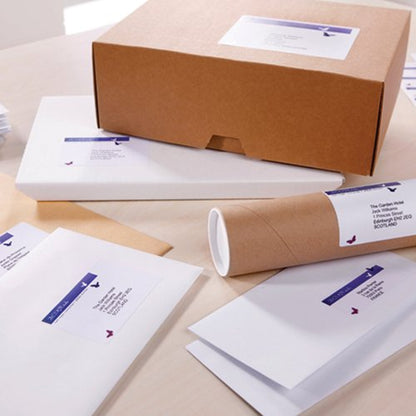 Avery Inkjet Labels 139x99.1mm 4 Per Sheet White (Pack of 400) J8169-100